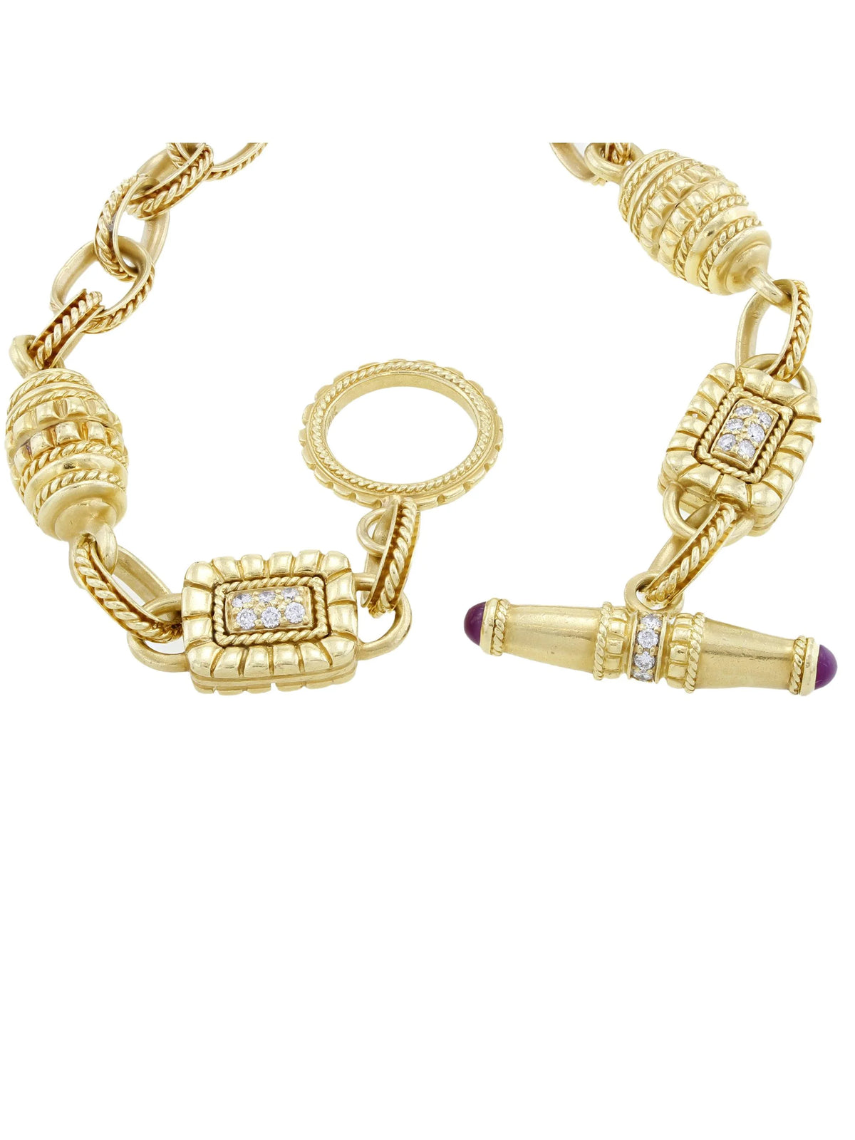 18k Yellow Gold Diamond Necklace M82752