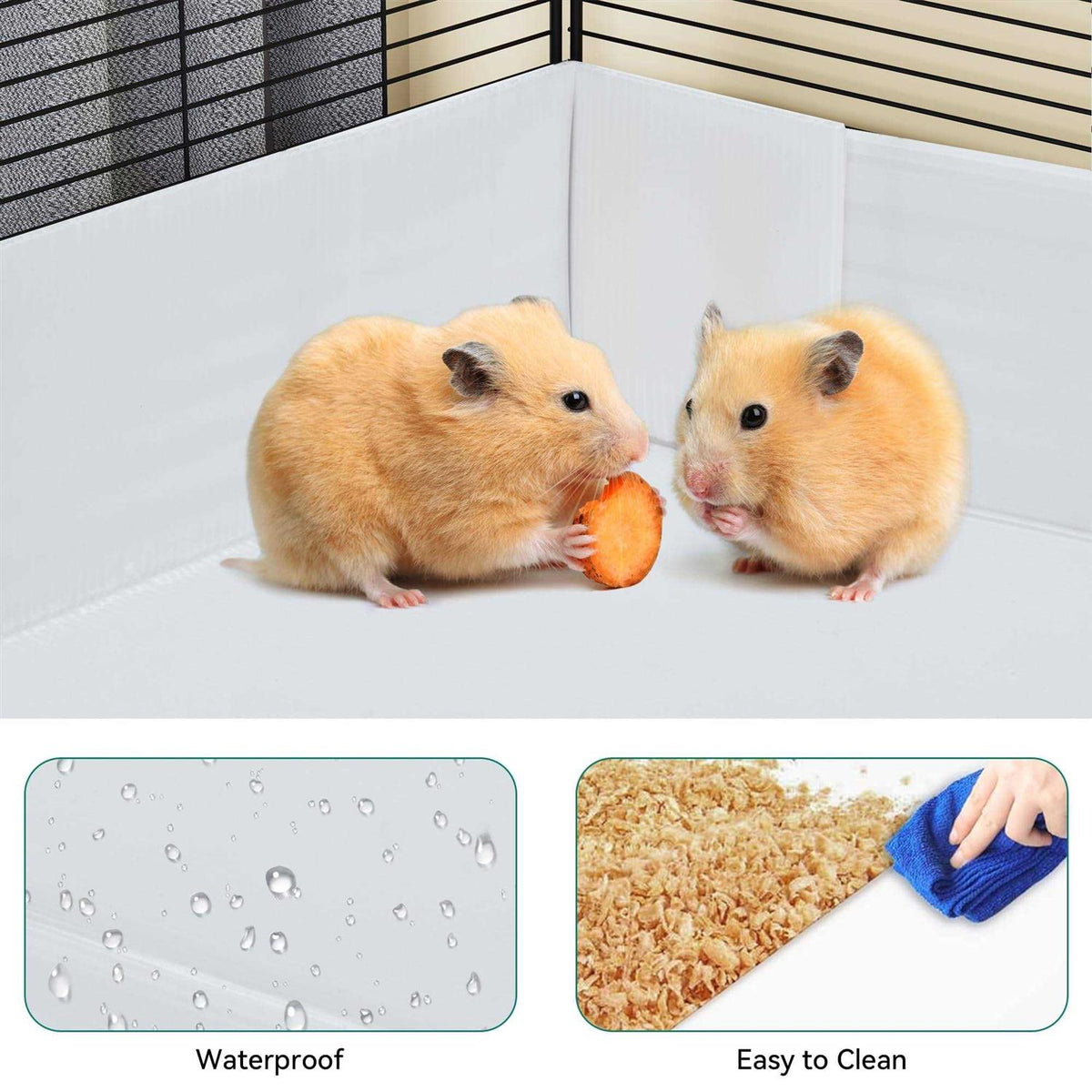 Guinea Pig Cage with Waterproof Plastic Liner G1260
