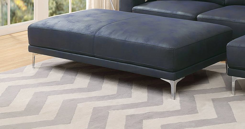 Faux Leather Ottoman U4870