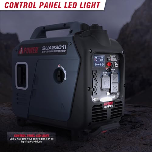 7600W Dual Fuel Portable Inverter Generator with Electric Start F881