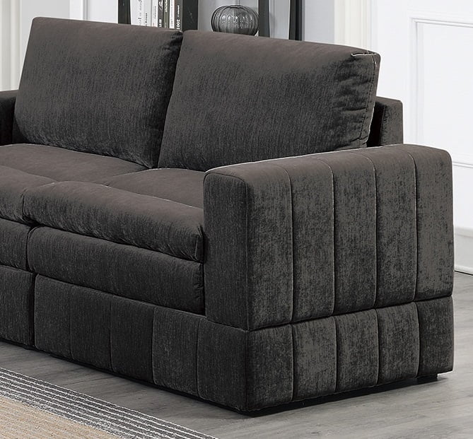 6Pc Modular Sectional Set with Ottoman R39476