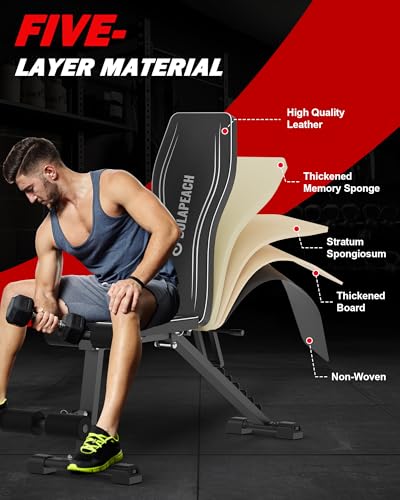 Adjustable Weight Bench 700LBS Weight Capacity R9142