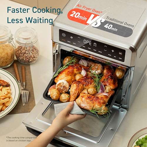 11-in-1 Air Fryer Oven, 13Qt with Rotisserie, 6 Accessories R943633