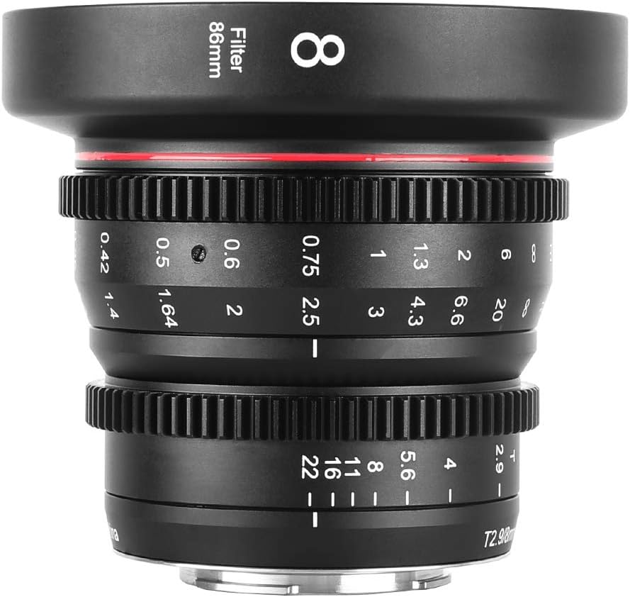8mm T2.9 Wide-Angle Cinema Lens R80619
