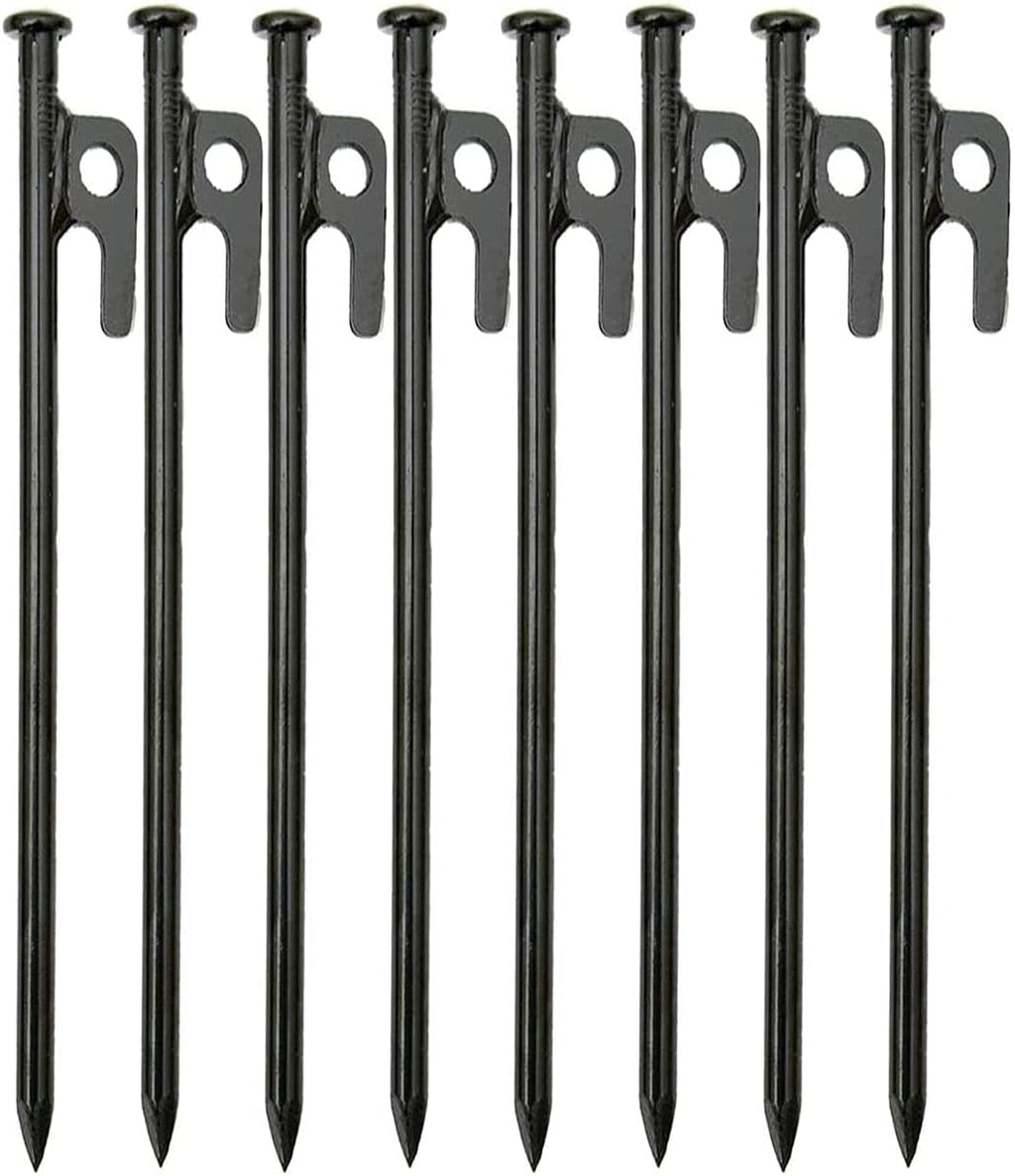 15.7 Inches 20 Pcs Heavy Duty Steel Tent Stakes T777