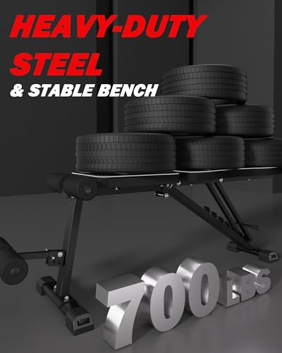 Adjustable Weight Bench 700LBS Weight Capacity R9142
