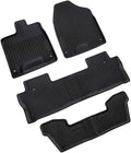 Black TPE Front Rear Floor Mats Liners T382137