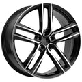 18x8.5 5x112 Gloss Black Machined Wheel K76016