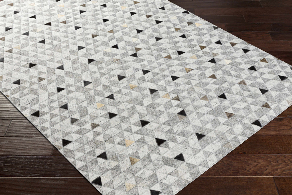 Black Gray Brown 2' x 3' Area Rug Q563424