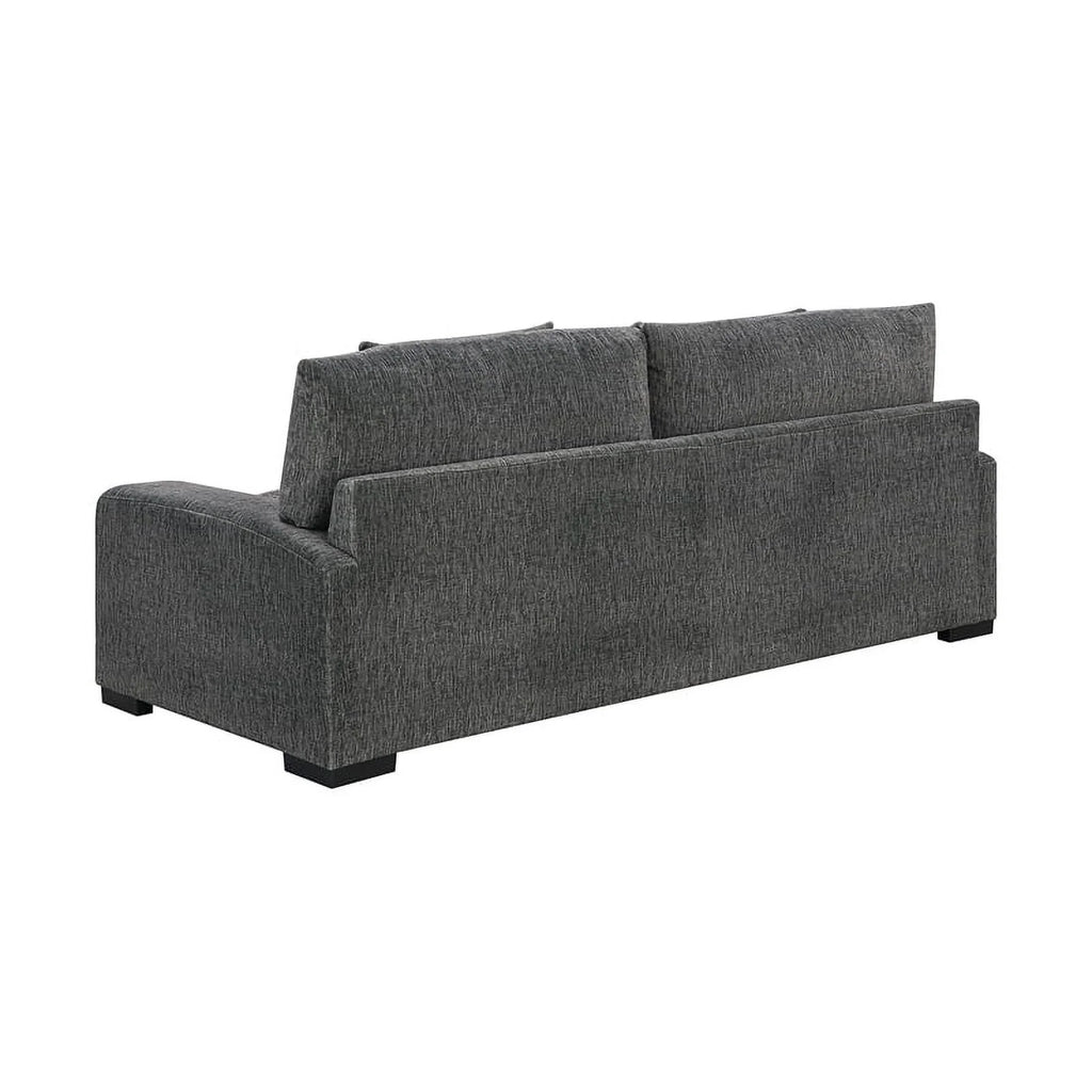 Gray Microfiber Sofa P391353