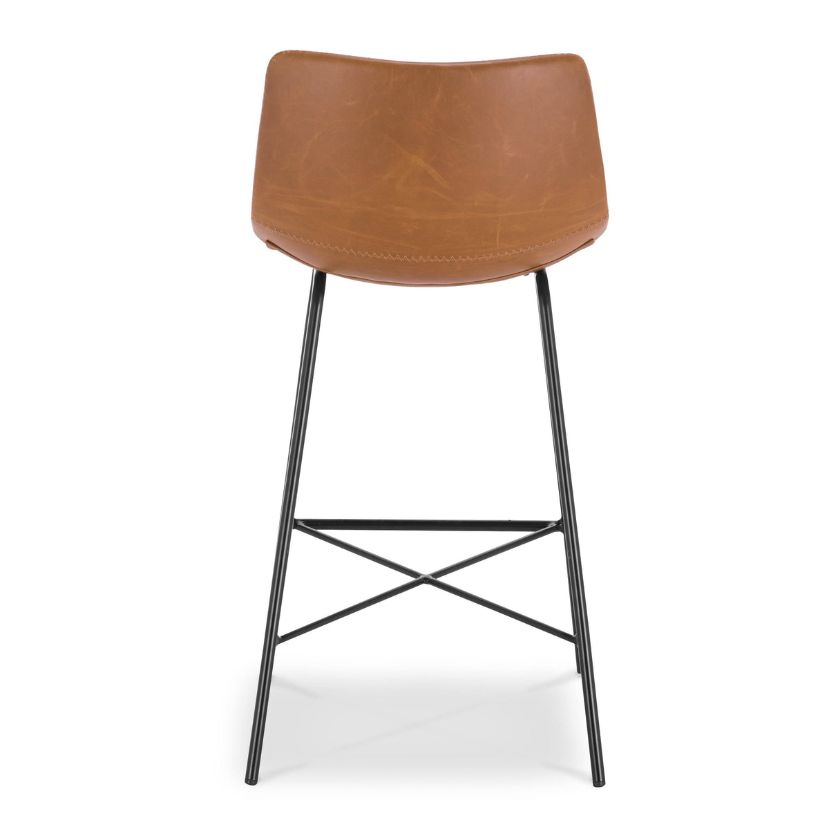 Brown Poly & Bark Counter Stool Set of 3 S3310