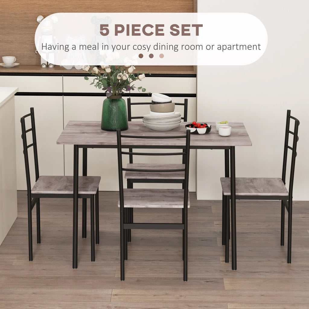 5 Piece Dining Table Set for 4 S79344