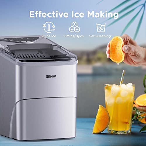 Countertop Ice Maker with Ice Scoop and Basket N491