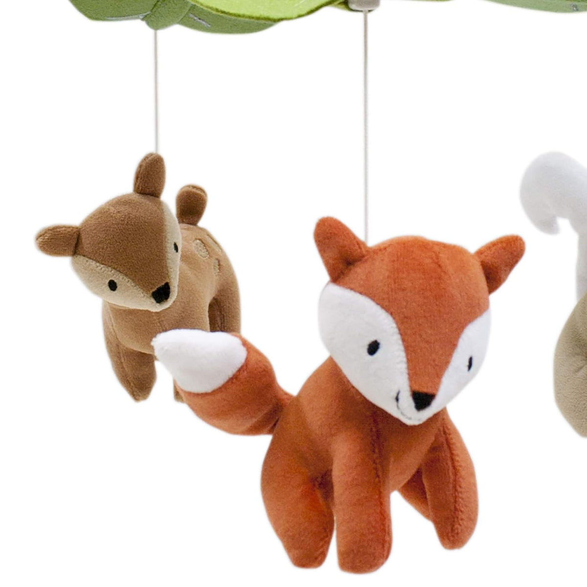 Multicolor Forest Animals Musical Baby Crib Mobile I77848