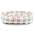 Checkered Cat and Dog Bed F81212