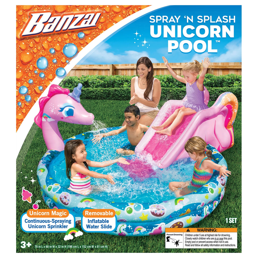Inflatable Unicorn Pool Water Slide M299