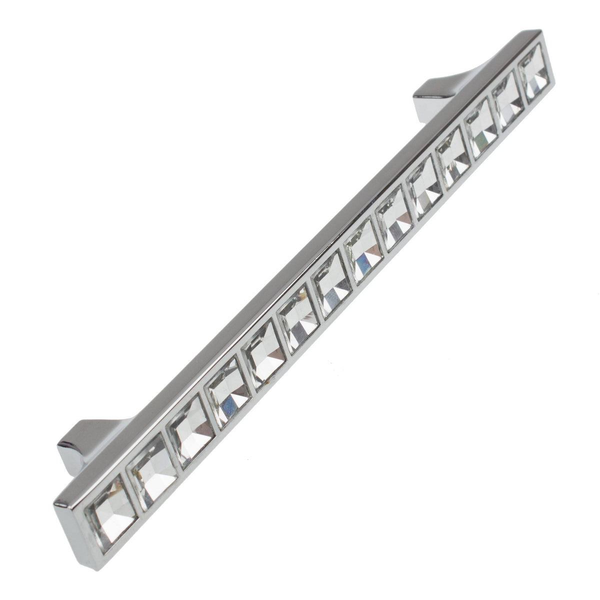 6.75-Inch K9 Crystal Cabinet Pulls with 5-Inch Screw Spacing (Pack of 10 or 25) X968010