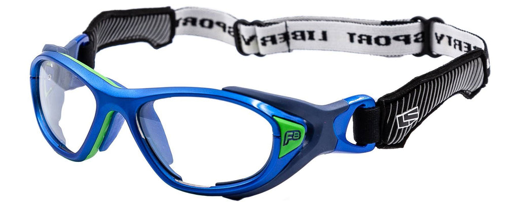 Matte Navy/Green Non-Prescription Sports Goggle R44038