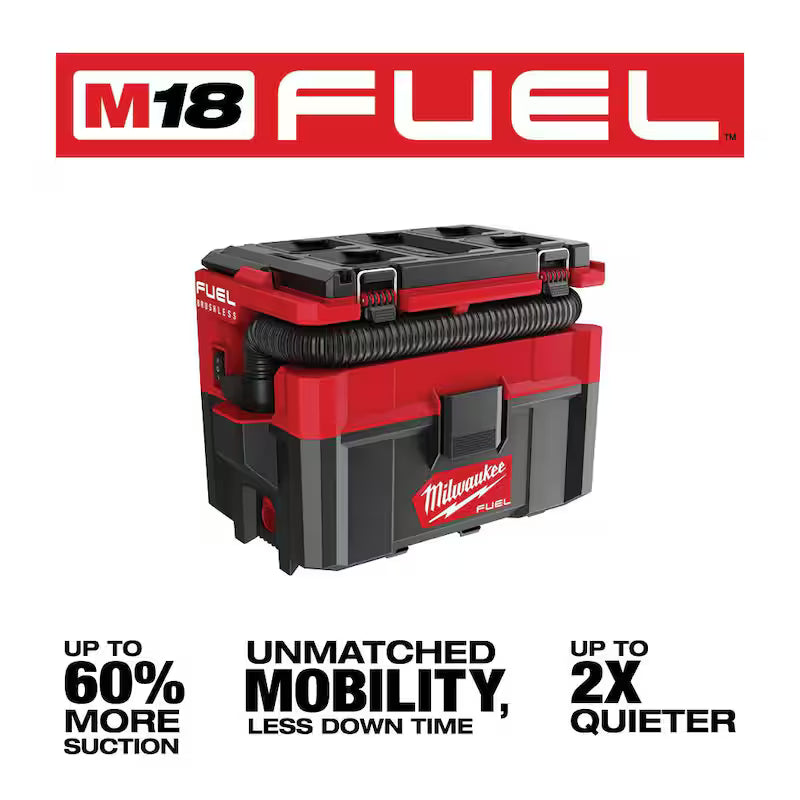 18-Volt Cordless 2.5 Gal. Wet/Dry Vacuum and Extra Filter T636