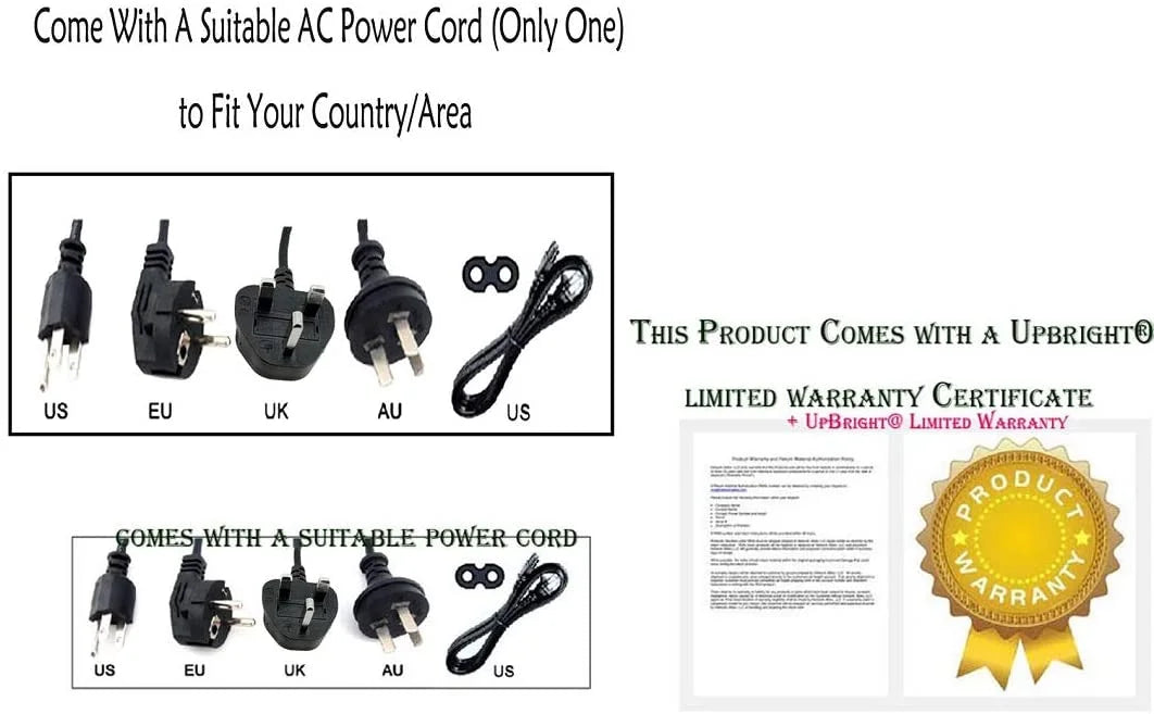 Stationary Bicycle Power Supply Cord Battery Charger X663