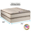 King Innerspring PillowTop Mattress Set with Protector A44343