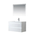36 in. Single-Sink Wall-Hung Vanity With Resin Top F6448