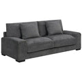 Gray Microfiber Sofa P391353