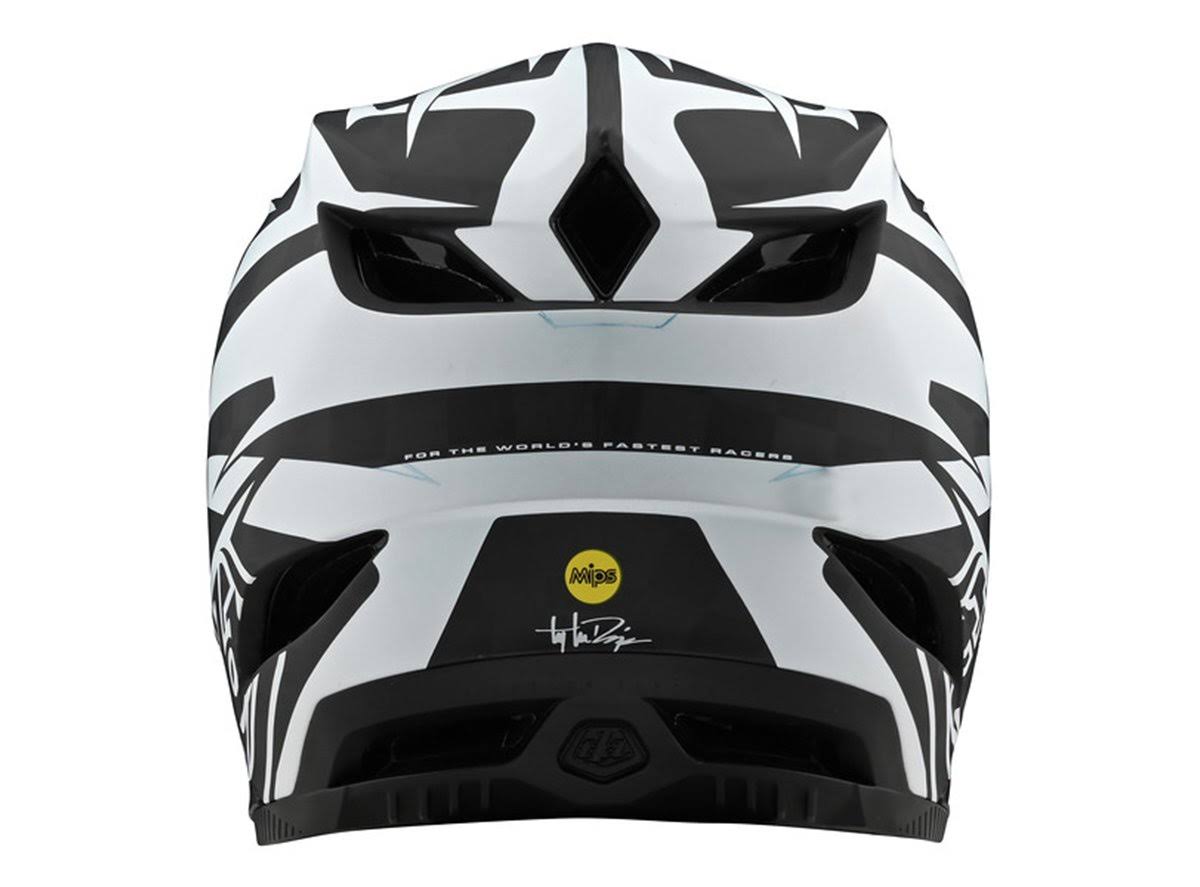 XL Black White Carbon Helmet Q444