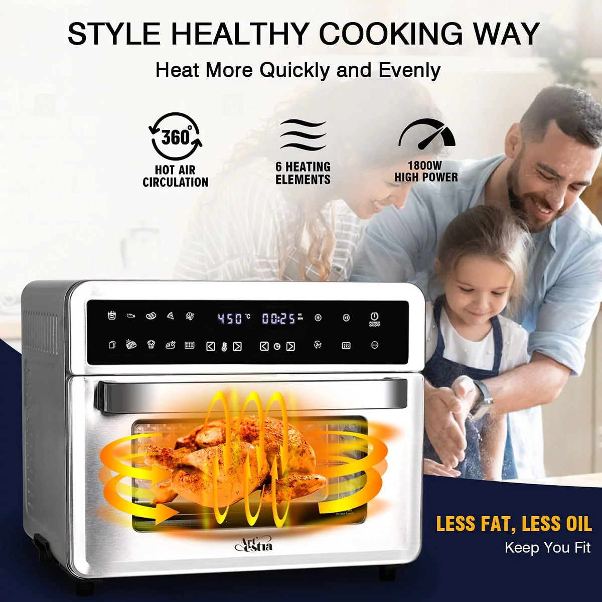 26QT Air Fryer Oven D8257