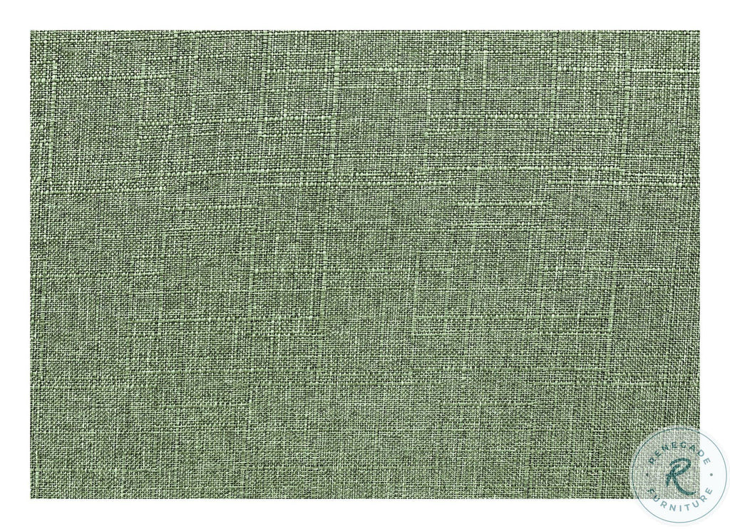 Light Green Fabric Accent Chair with Natural Wood Legs W5701