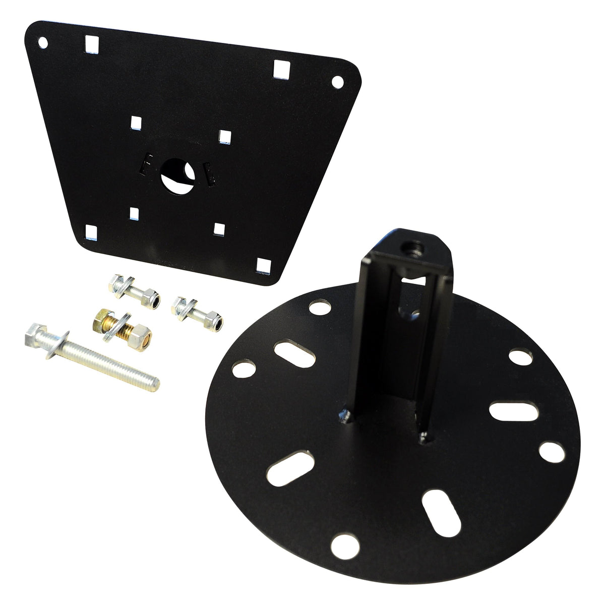 Black License Plate Relocation Bracket Rotopax Can Mount O495