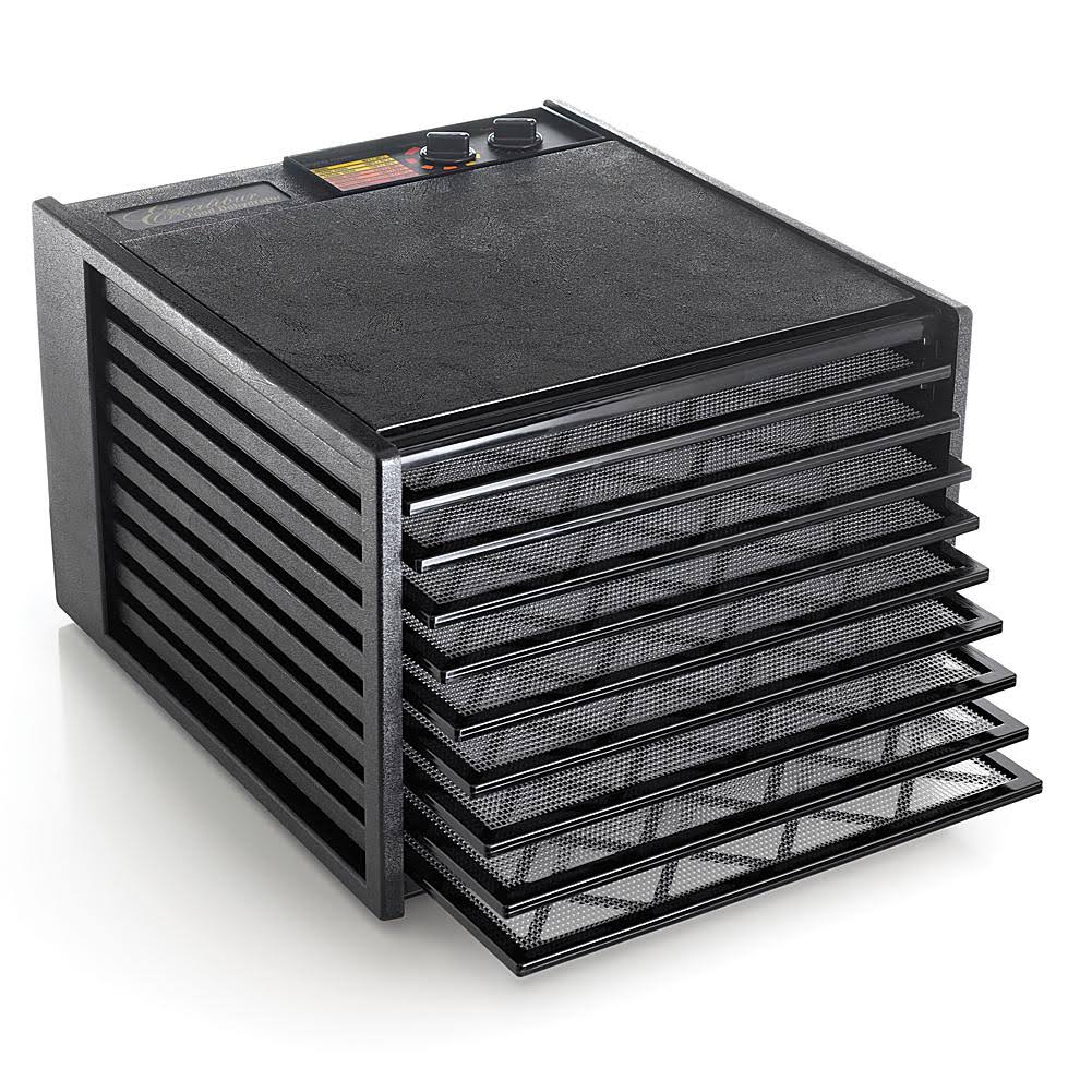 Black 9-Tray Dehydrator with 26-hour Timer D759