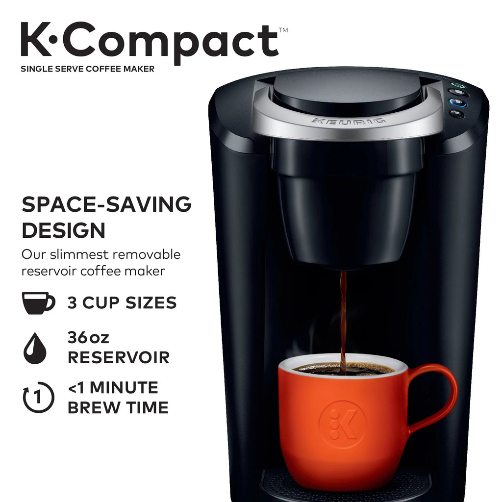 Black Single-Serve K-Cup Pod Coffee Maker J585245