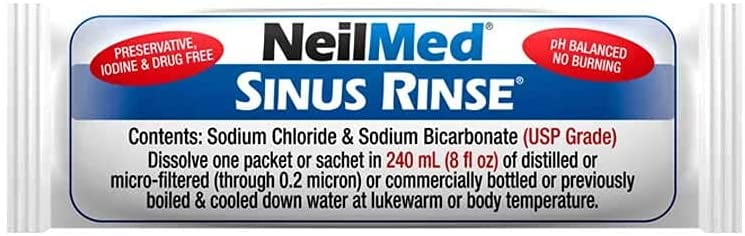 All Natural Sinus Rinse Packets, 50 Count N5601