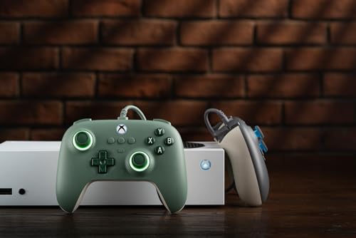 Dark Green Wired Controller with Hall Effect Joysticks for Xbox Series X|S, Xbox One, Windows S40579