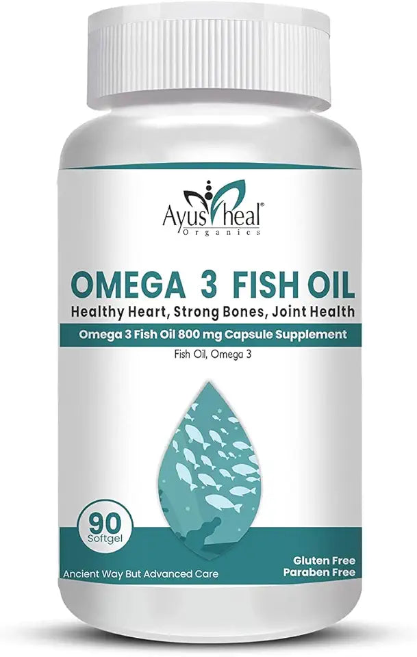 90 Softgel Capsules Omega 3 Fish Oil Q852