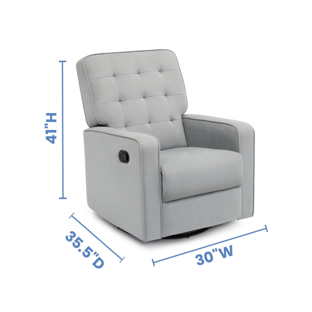 Recliner Glider Swivel Chair Linen J78909