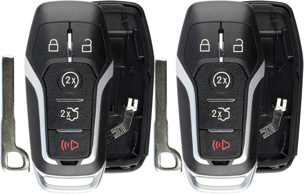 Keyless Entry Remote Smart Key Fob Shell Case Pack of 2 I216283