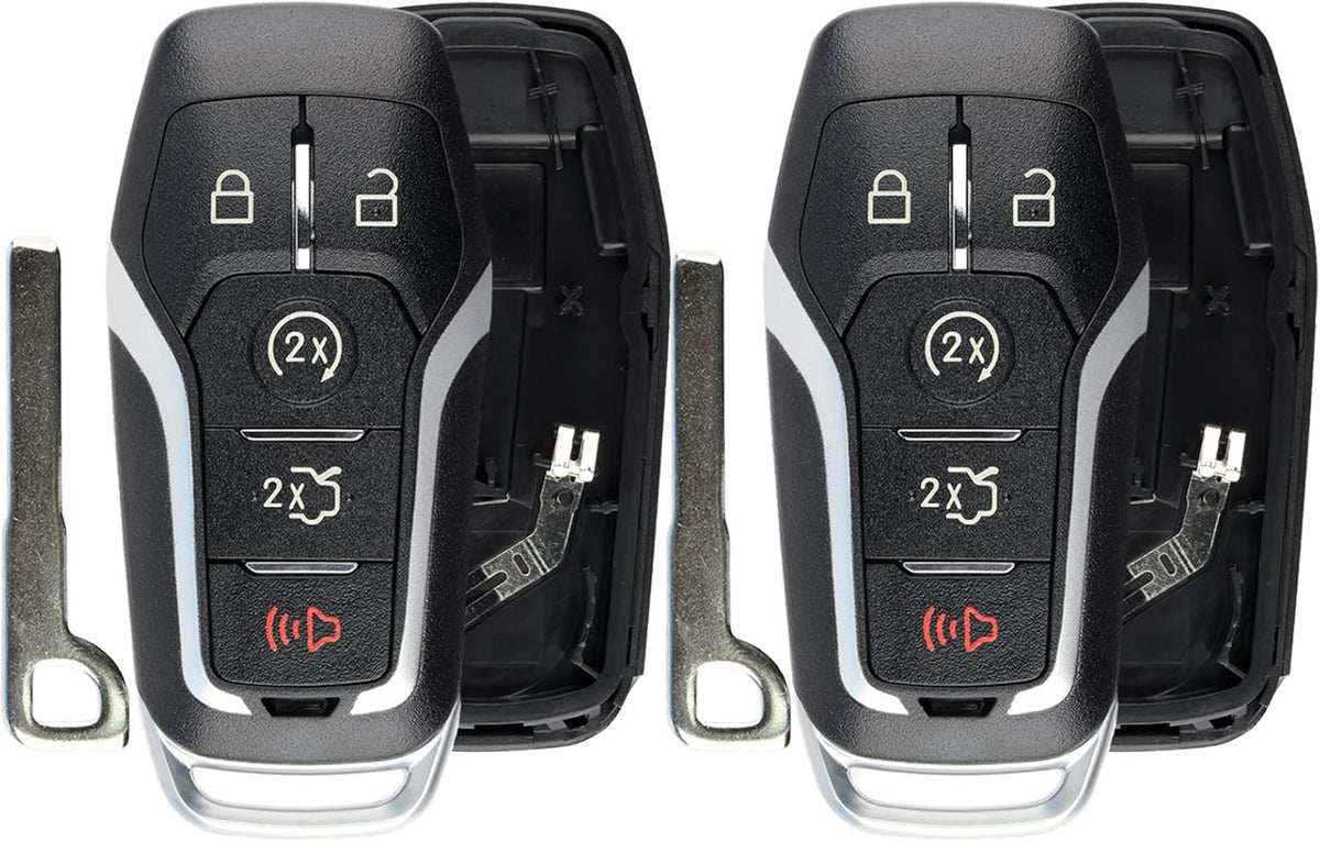 Keyless Entry Remote Smart Key Fob Shell Case Pack of 2 I216283