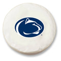 White Vinyl Fitted Car Tire Cover A730