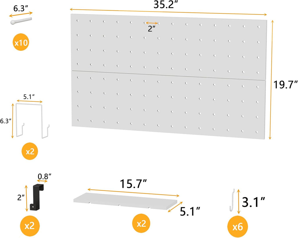 Craft Organizers and Storage Cabinet with Power Outlet, Pegboard, Vinyl Holders E579937