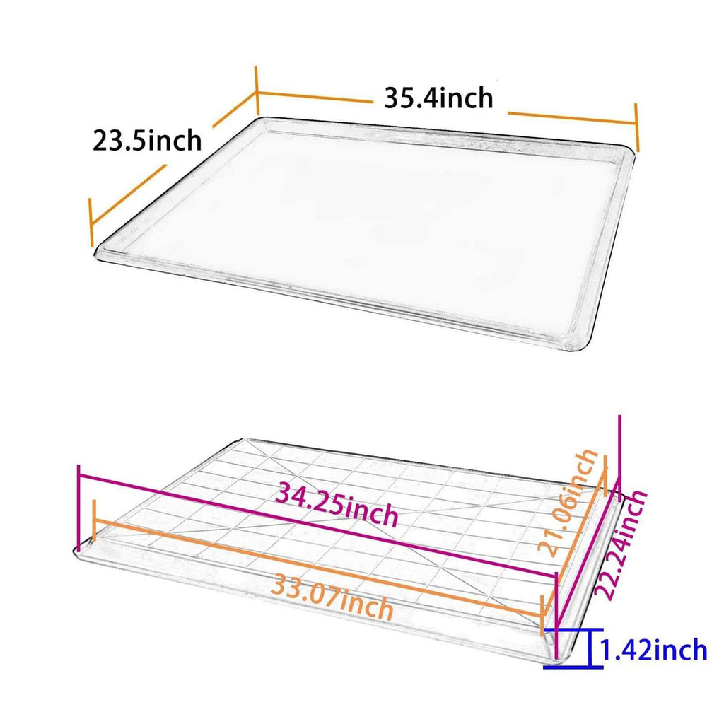 Replacement Tray for Dog Crate Pans Plastic Bottom Y464693