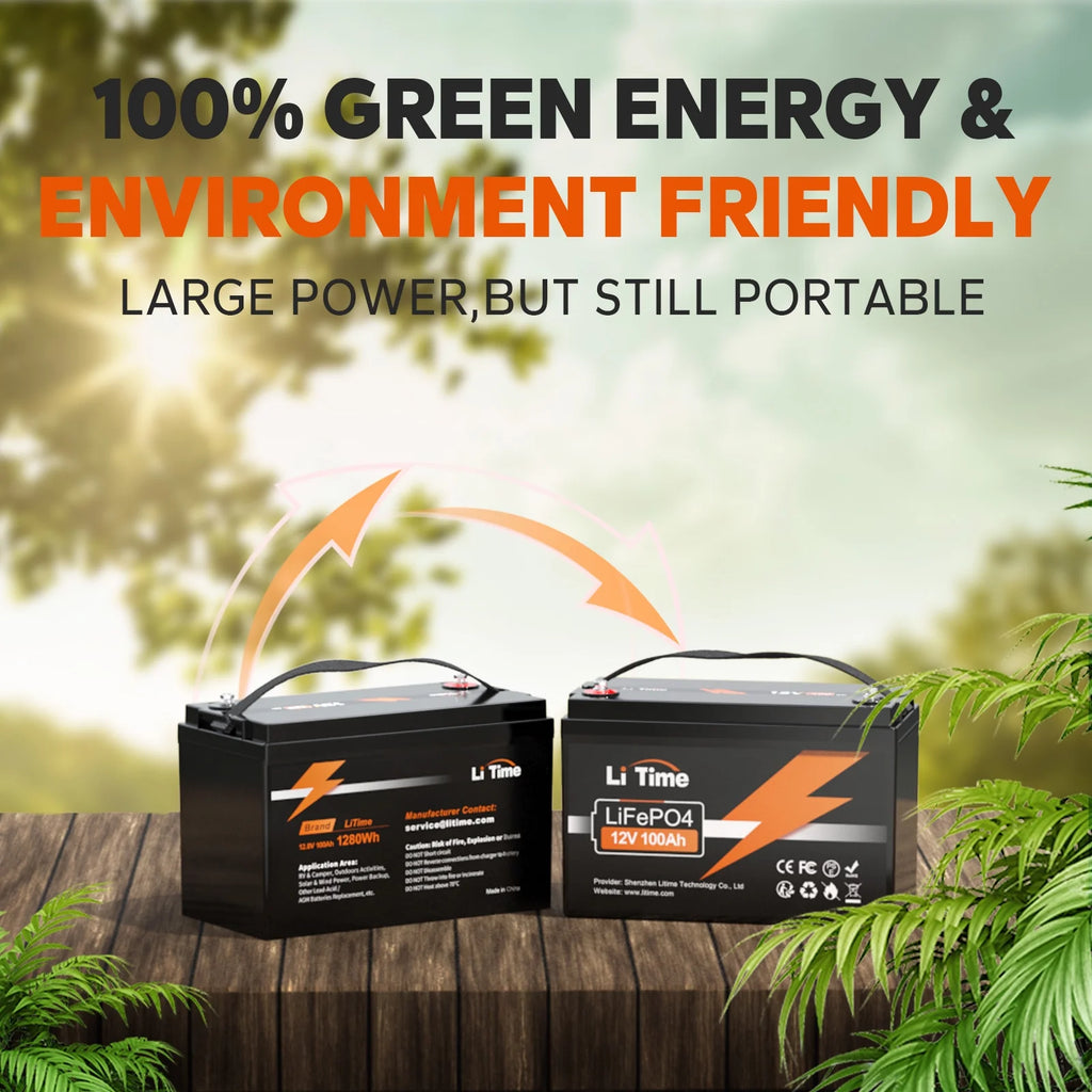 12V 100Ah Lithium LiFePO4 Battery F595328