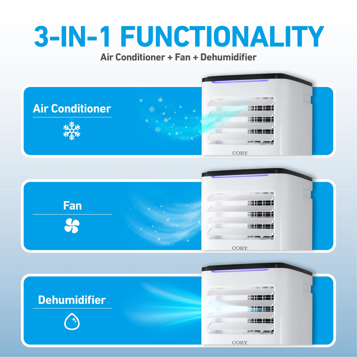 Portable Air Conditioner 6,100 BTU 3-in-1 AC Unit C718