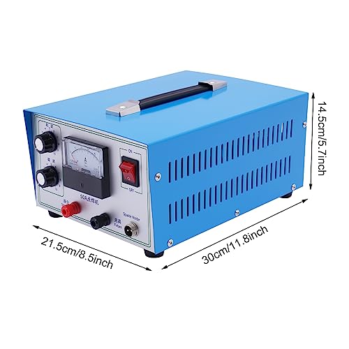 110V Blue Jewelry Welding Machine Spot Welder with Foot Pedal V1616