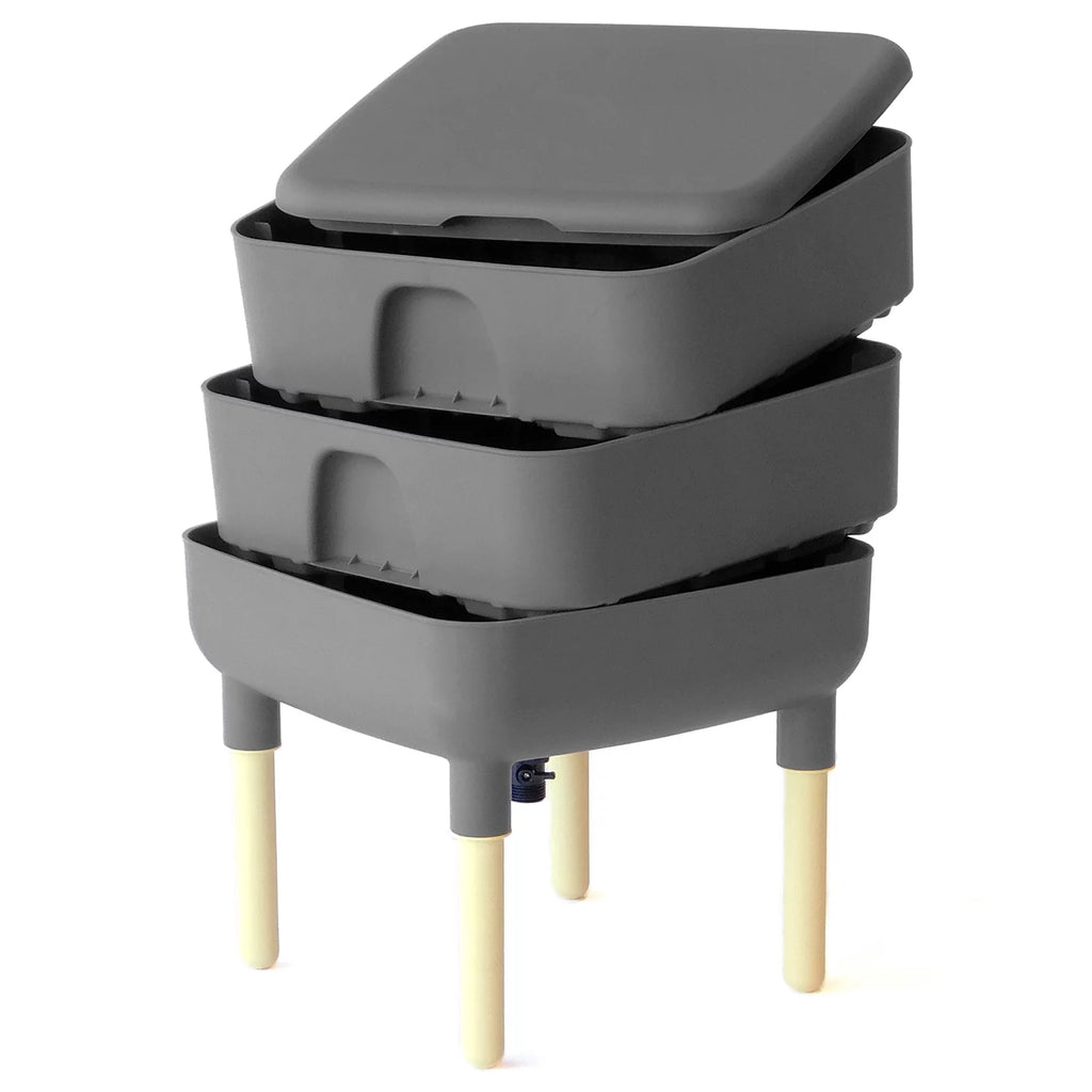 6 Gal Composting Bin System Gray M41712