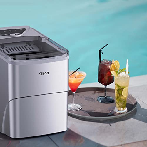 Countertop Ice Maker with Ice Scoop and Basket N491