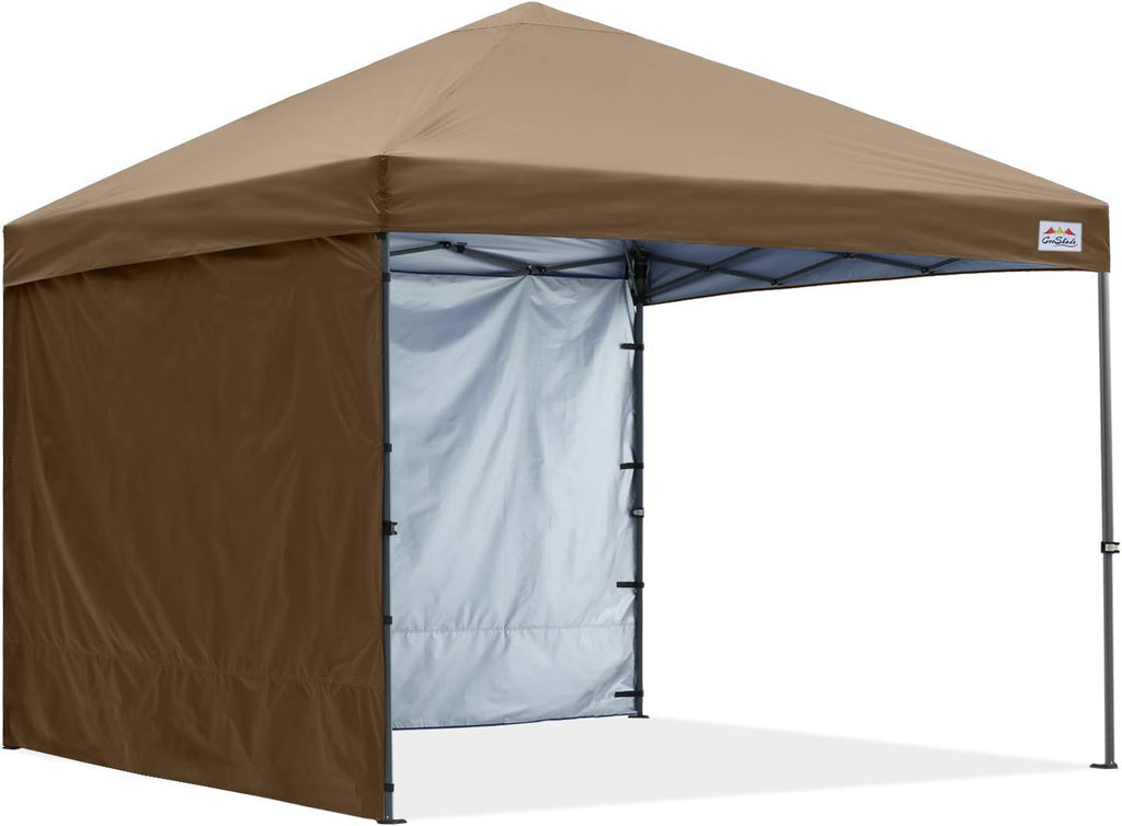 Pop Up Canopy Tent 8x8Ft with 2 Removable Sunwalls Wheeled Carry Bag Royal Blue C7316