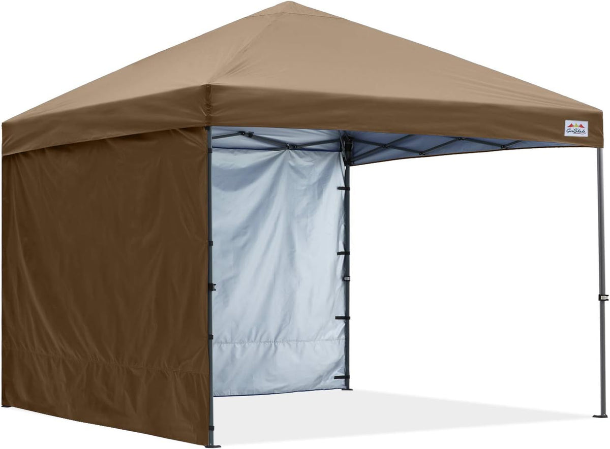 Pop Up Canopy Tent 8x8Ft with 2 Removable Sunwalls Wheeled Carry Bag Royal Blue C7316