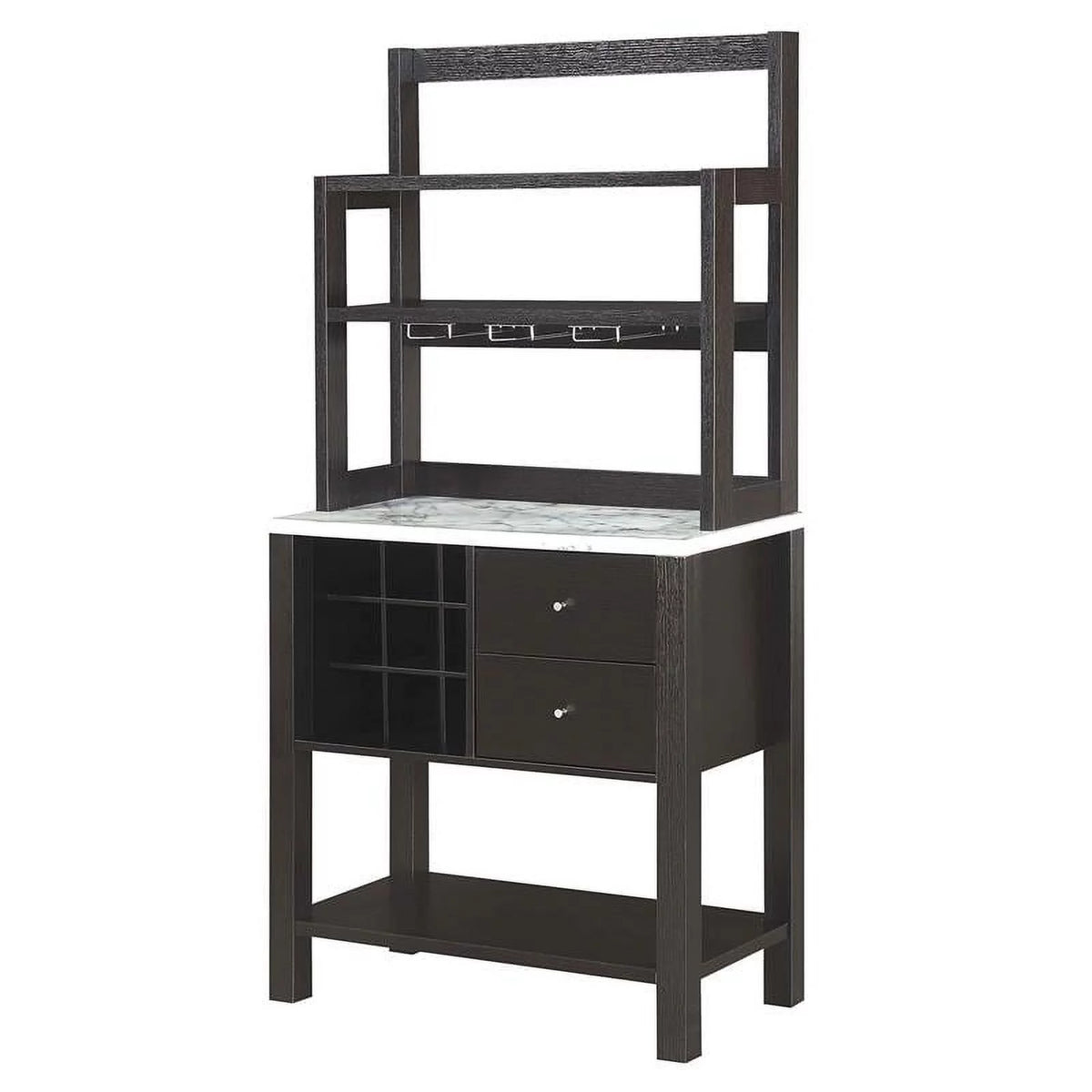 Espresso Wood Finish Serving Bar U702296